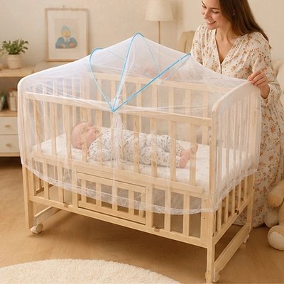 Moustiquaires lit bebe voile de serenite pour des nuits paisibles