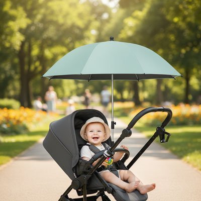 Ombrelle pour poussette | Protection Anti - UV - Mon P'tit Nid Bébé