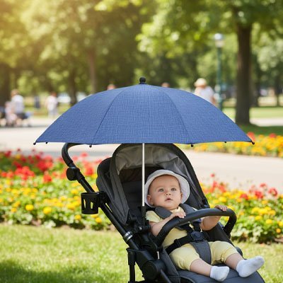 Ombrelle pour poussette | Protection Anti - UV - Mon P'tit Nid Bébé