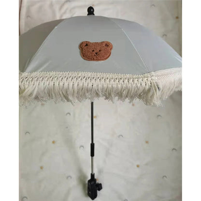 Ombrelle poussette avec motif ours
