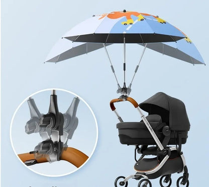 Ombrelle poussette confort et style ajustable