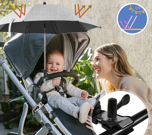 Ombrelle poussette protection solaire pour bebe