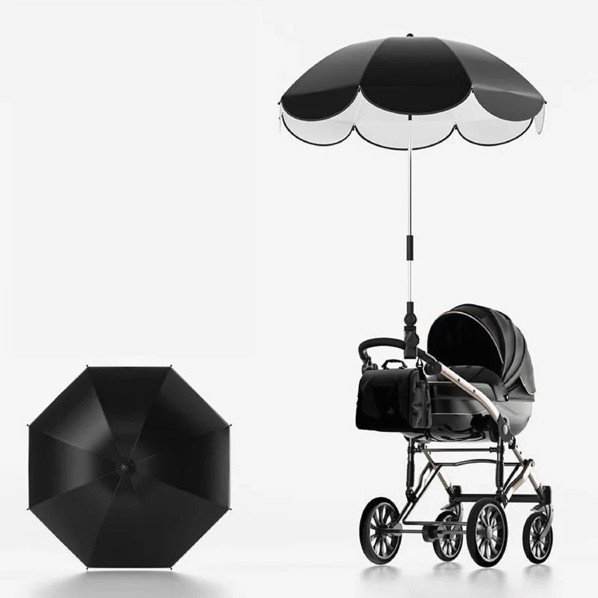 Ombrelle poussette | Protection Universelle - Mon P'tit Nid Bébé