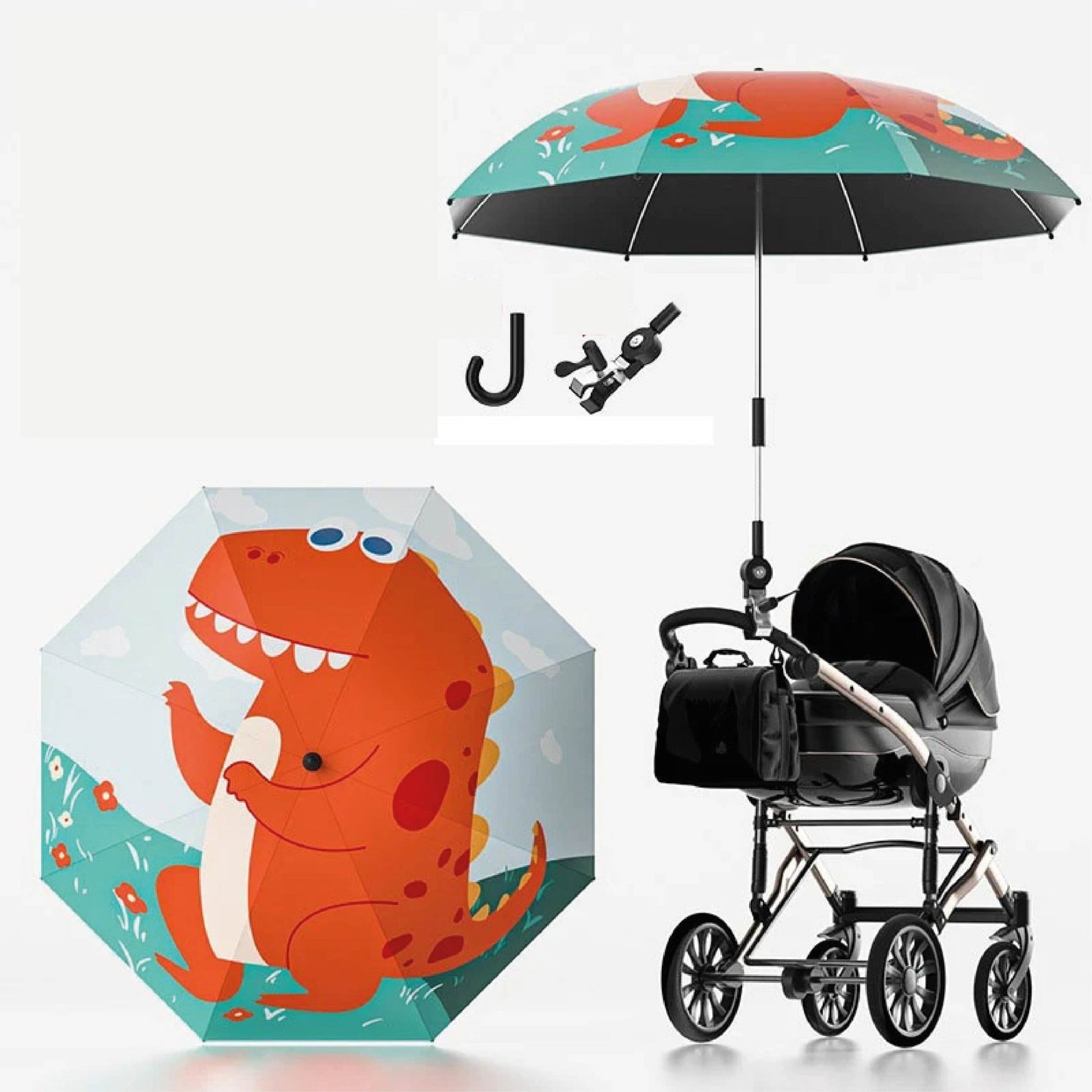 Ombrelle poussette | Protection Universelle - Mon P'tit Nid Bébé