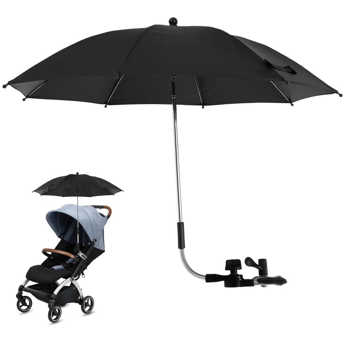 Ombrelle poussette | Protection UV 360 - Mon P'tit Nid Bébé