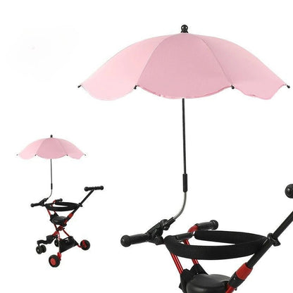 Ombrelle poussette | Protection UV Florale - Mon P'tit Nid Bébé