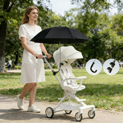 Ombrelle poussette | Protection UV Florale - Mon P'tit Nid Bébé