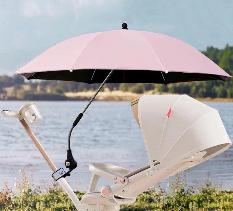 Ombrelle poussette | Solar & UV Protection - Mon P'tit Nid Bébé