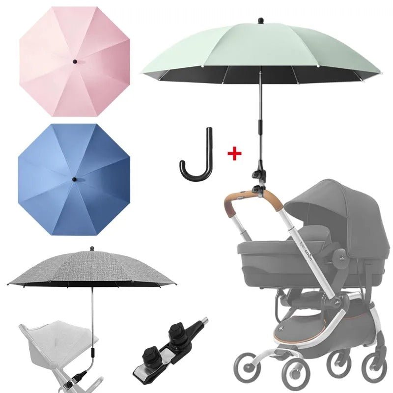 Ombrelle poussette | SunShield 2en1 - Mon P'tit Nid Bébé