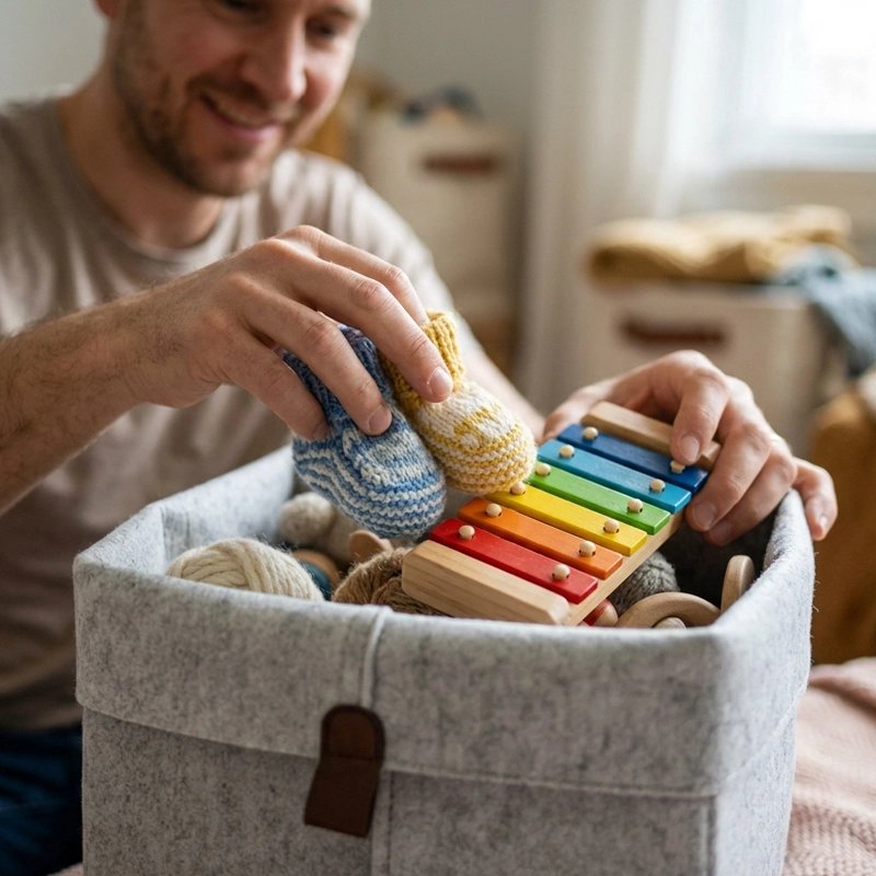 Panier de rangement bébé douceo