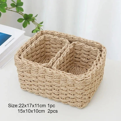 Panier rangement bebe elegance fonctionnelle marron