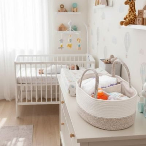 Panier rangement bebe organibebe