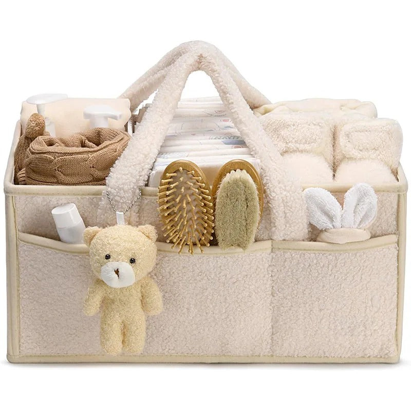 Panier rangement bebe organisateur efficace blanc