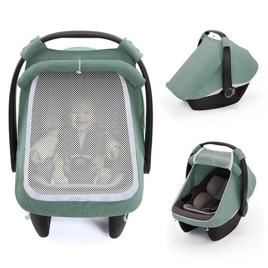 Parasol poussette | Protection UV et anti - moustiques - Mon P'tit Nid Bébé