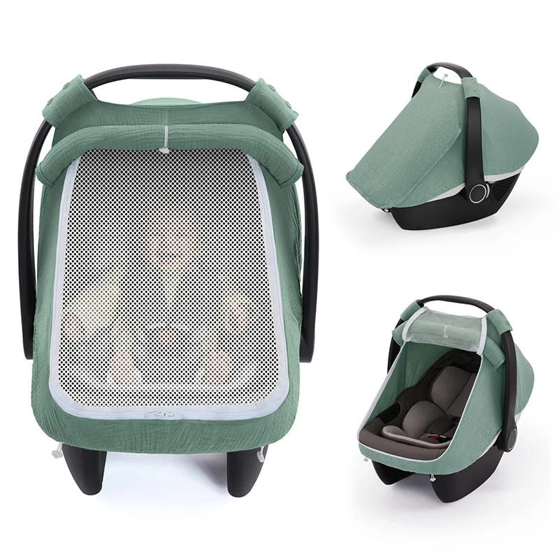 Parasol poussette | Protection UV et anti - moustiques - Mon P'tit Nid Bébé