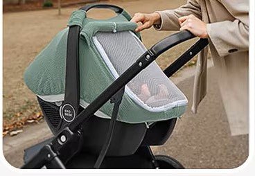 Parasol poussette | Protection UV et anti - moustiques - Mon P'tit Nid Bébé