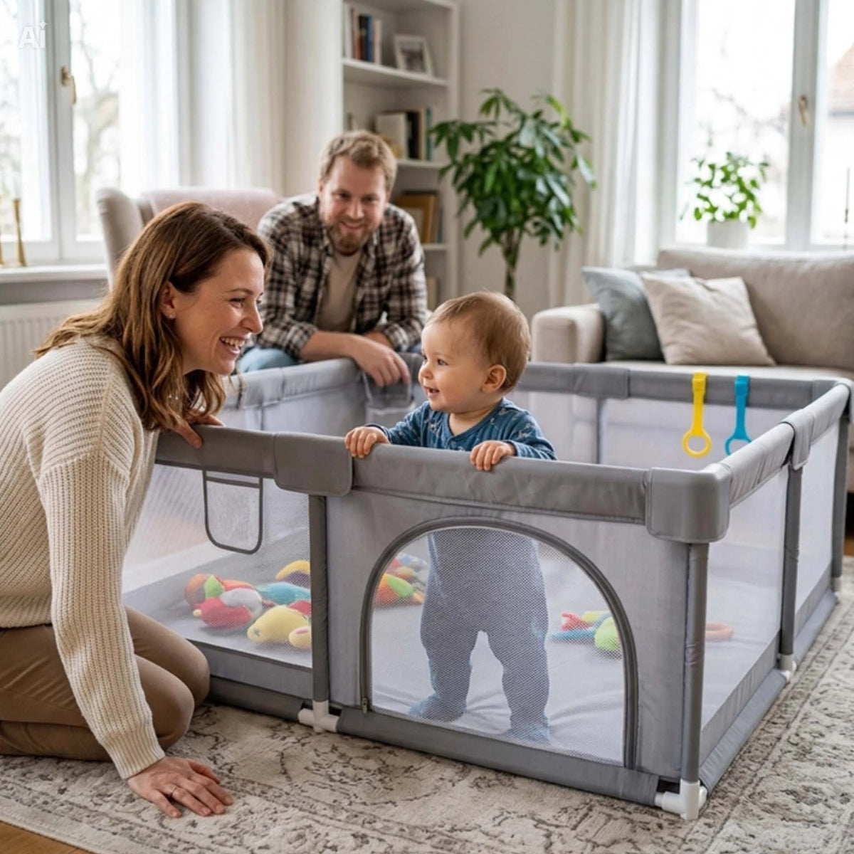 Parc bébé montage rapide jeu en famille