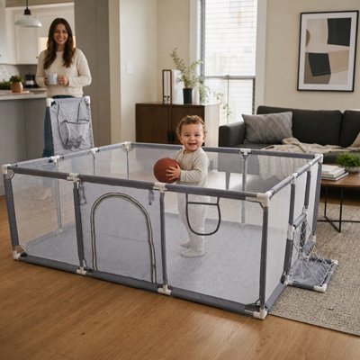 Parc bébé | Robuste et Confortable - Mon P'tit Nid Bébé