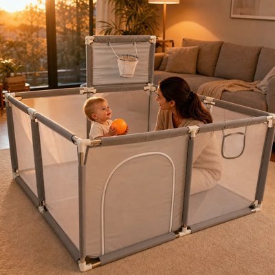 Parc bébé | Robuste et Confortable - Mon P'tit Nid Bébé