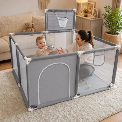 Parc bébé | Robuste et Confortable - Mon P'tit Nid Bébé