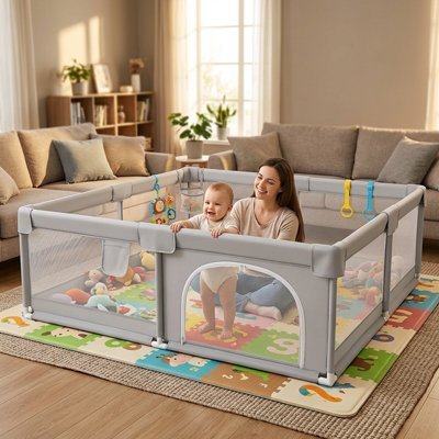 Parc bébé | Sécurisé et Évolutif - Mon P'tit Nid Bébé