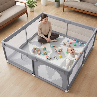 Parc bébé | Sécurisé et Évolutif - Mon P'tit Nid Bébé