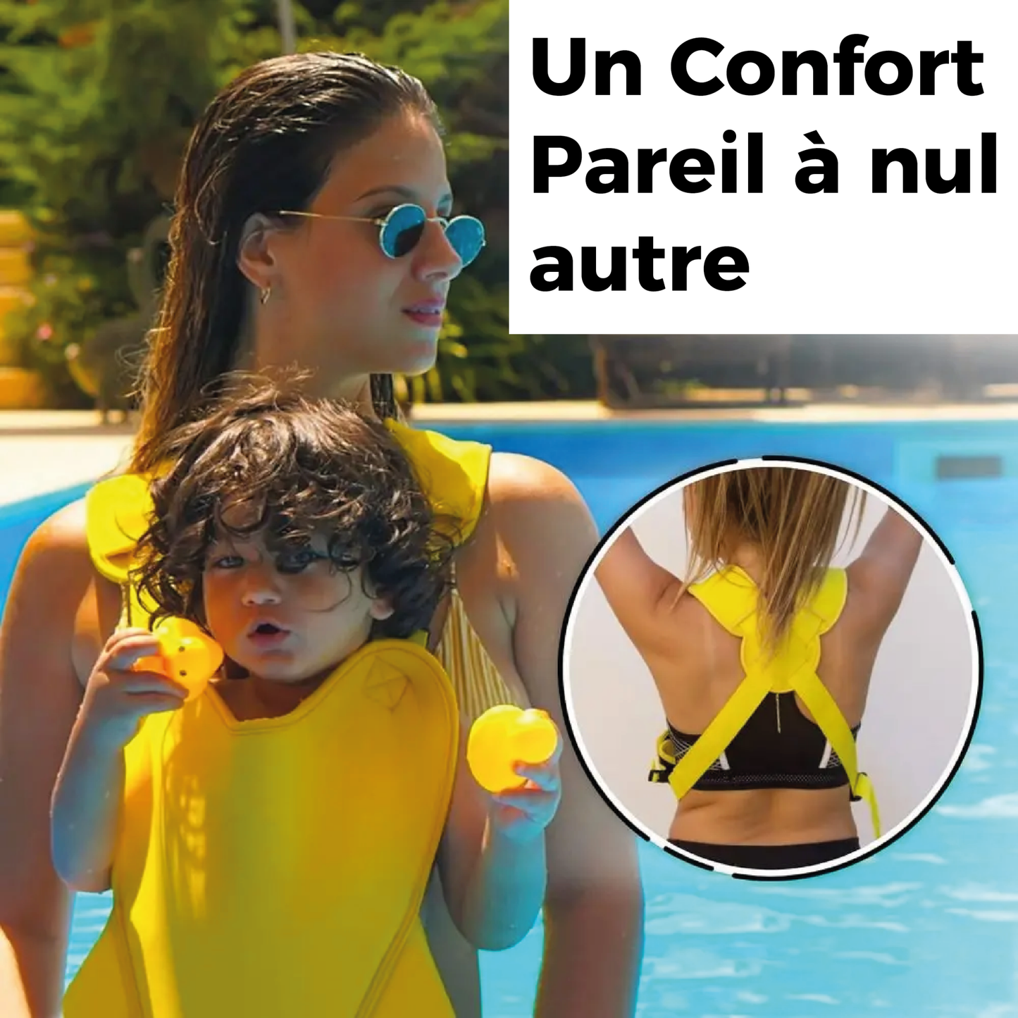 Porte bébé | Double usage ventral & dorsal - Mon P'tit Nid Bébé