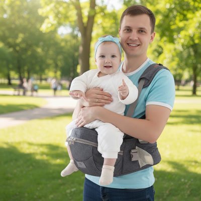 Porte - bébé Ergonomique | Balade Confort - Mon P'tit Nid Bébé