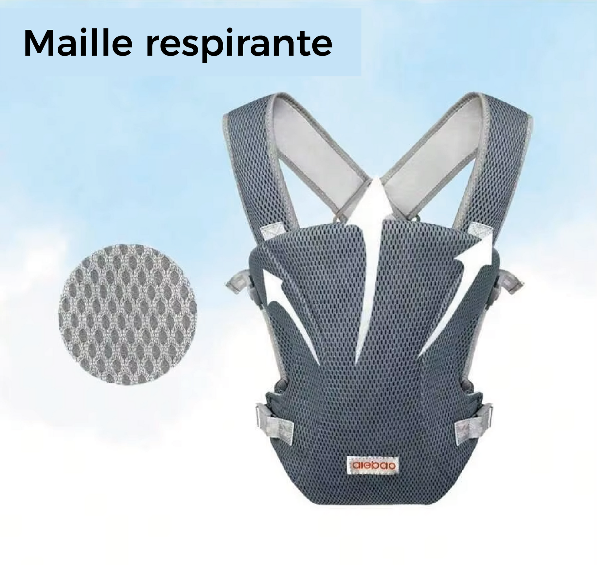 porte bebe maille respirante