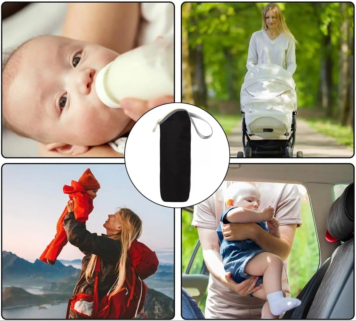 Porte biberon | Isotherme 6h - Mon P'tit Nid Bébé