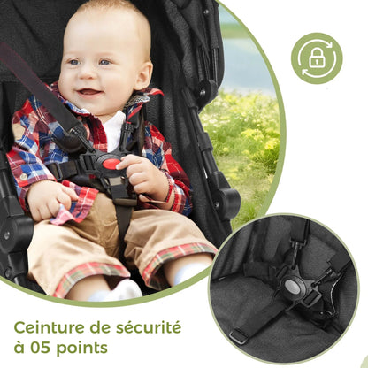 Poussette bébé | Compacte et Légère - Mon P'tit Nid Bébé