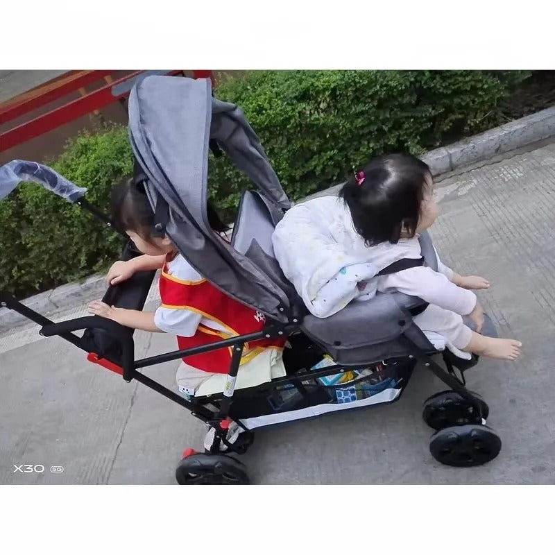 Poussette bebe double legere pour jumeaux