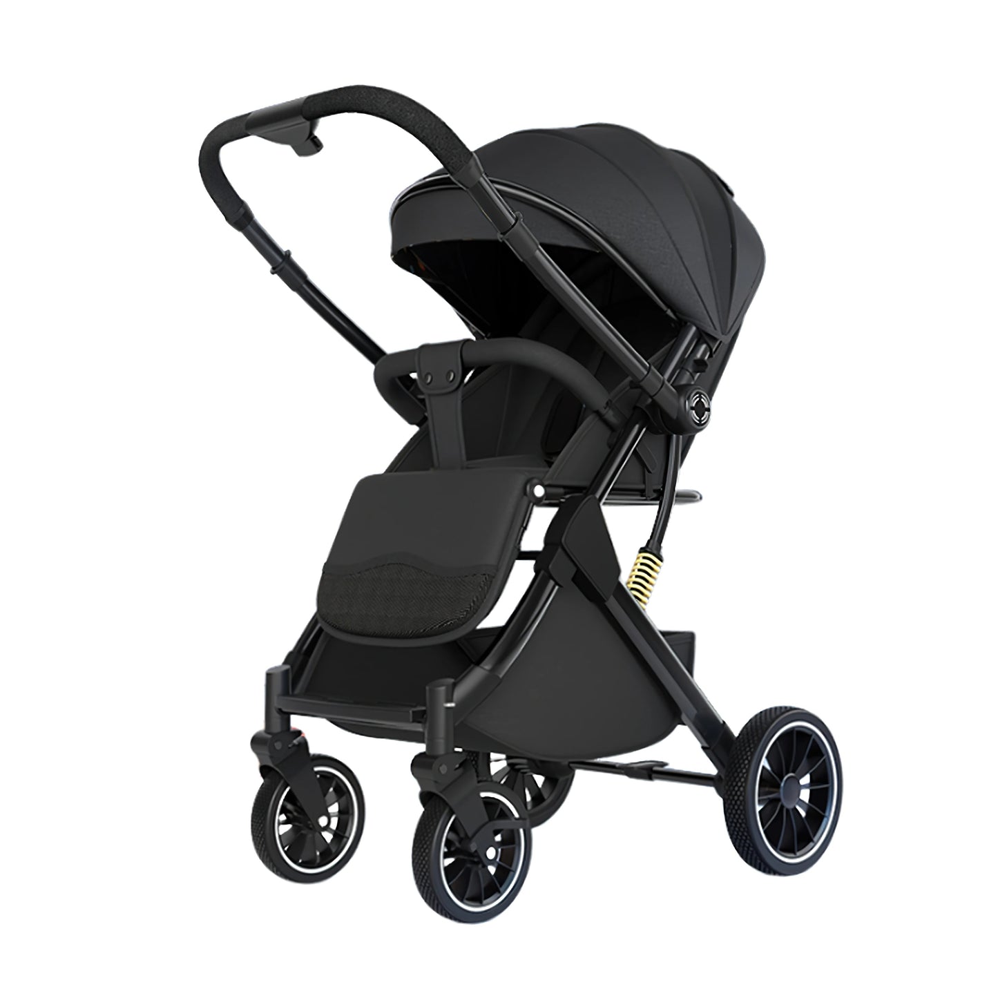 Poussette bebe suspension 4 roues