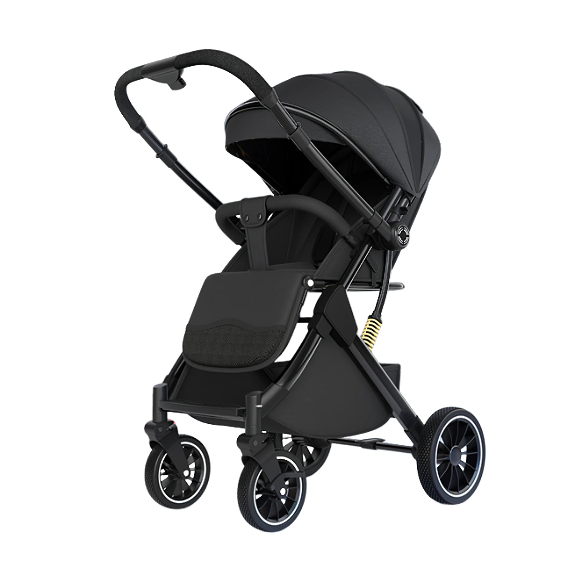 Poussette bebe suspension 4 roues