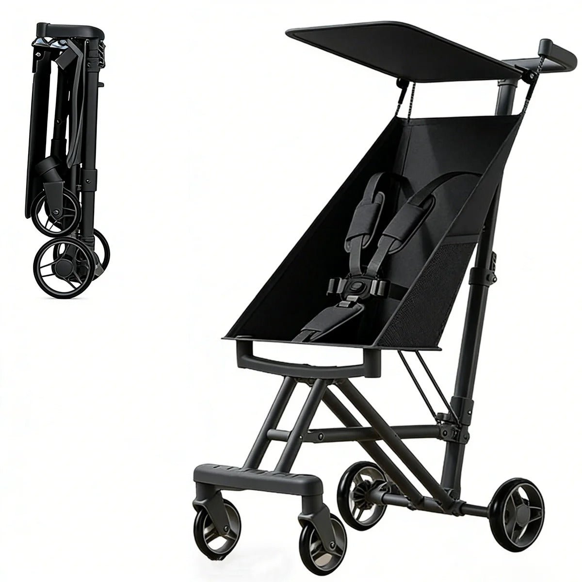 Poussette bébé | Ultra - Compacte Voyage - Mon P'tit Nid Bébé