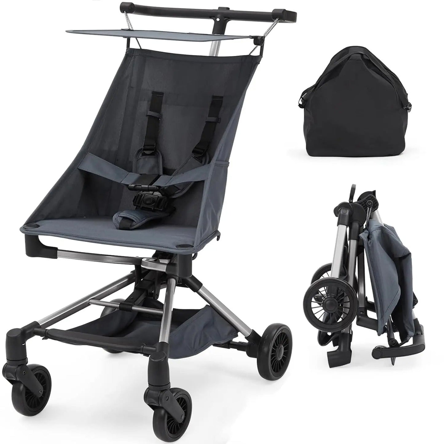 Poussette bébé | Ultra - Compacte Voyage - Mon P'tit Nid Bébé