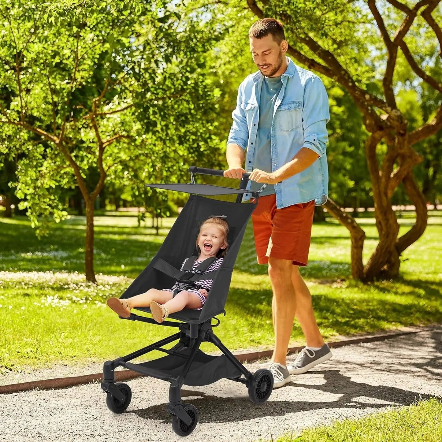 Poussette bébé | Ultra - Compacte Voyage - Mon P'tit Nid Bébé