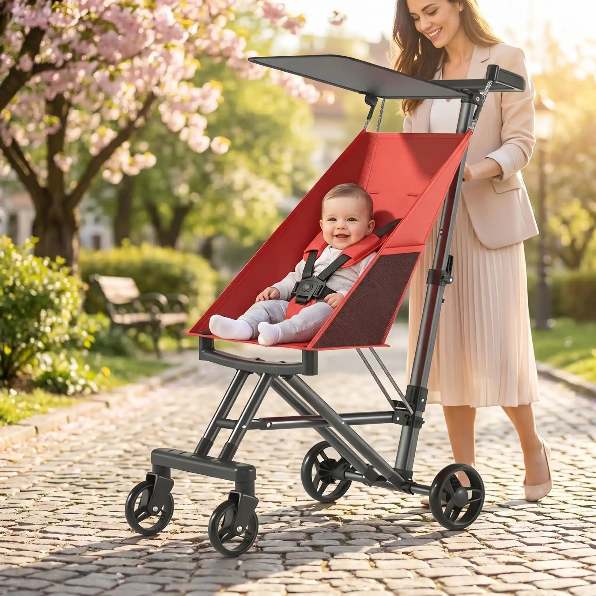 Poussette bébé | Ultra - Compacte Voyage - Mon P'tit Nid Bébé
