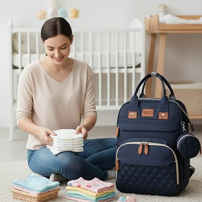 Sac à dos à langer | Élégance Pratique - Mon P'tit Nid Bébé