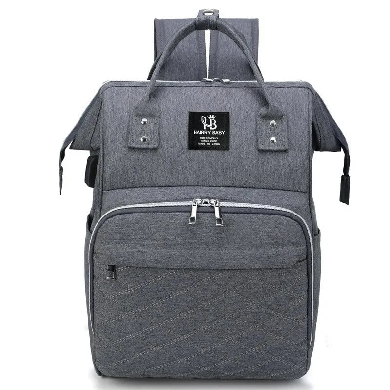 Sac a langer elegance et style gris