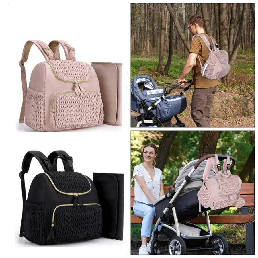 Sac a langer ultra organise sortie en pleine nature
