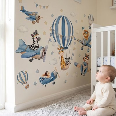Stickers muraux chambre | Déco Tendance - Mon P'tit Nid Bébé