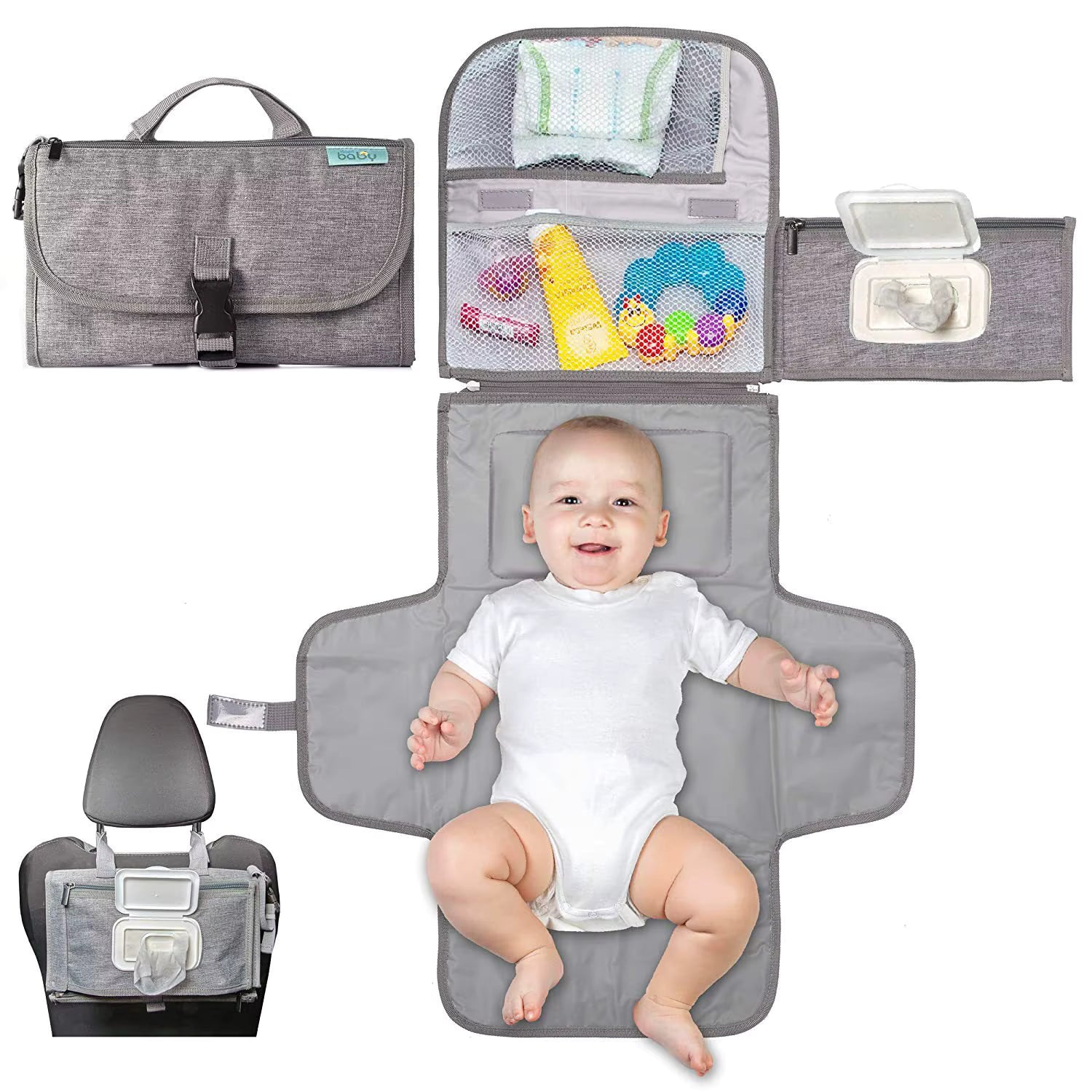 Tapis a langer multifonction