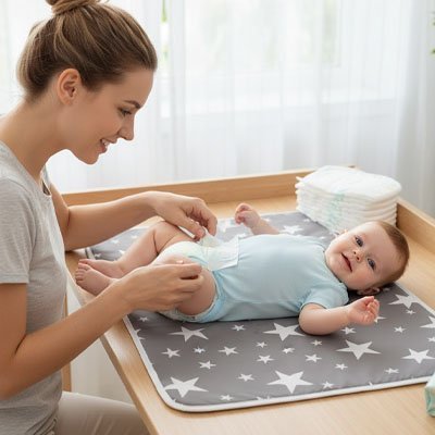 Tapis à langer nomade | Comfort Premium - Mon P'tit Nid Bébé