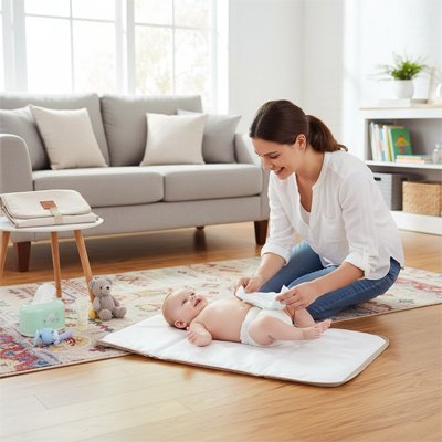 Tapis à langer nomade | Pratik Baby - Mon P'tit Bébé