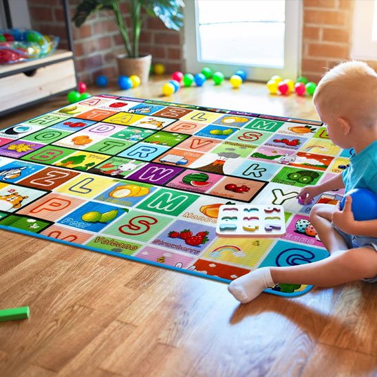 tapis d'eveil sensoriel confort optimal bebe joue