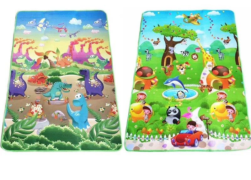 Tapis d'eveil sensoriel confort optimal dinosaures