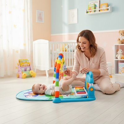 Tapis d'éveil bébé | Ultra - confortable - Mon P'tit Nid Bébé