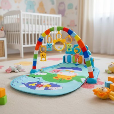 Tapis d'éveil bébé | Ultra - confortable - Mon P'tit Nid Bébé