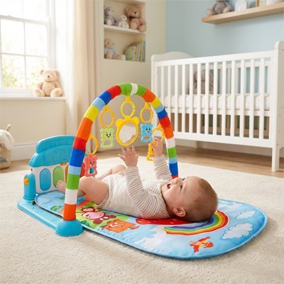 Tapis d'éveil bébé | Ultra - confortable - Mon P'tit Nid Bébé